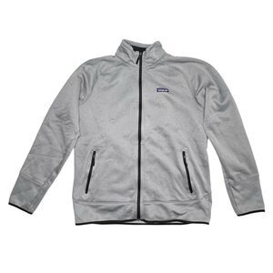 Patagonia Men’s Tech Fleece Jacket Size Gray Full-Zip Extra Large XL Spring 2016